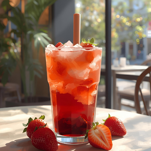Red Summer Bubble Tea